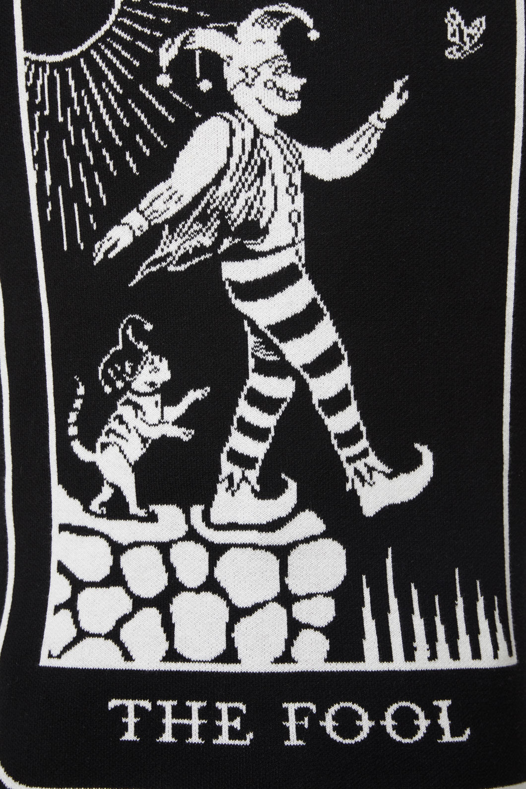 Dangerfield - The Fool Stripe Knit Jumper - black