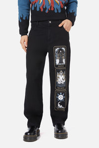 Dangerfield - Dark Tarot Unisex Jean - black