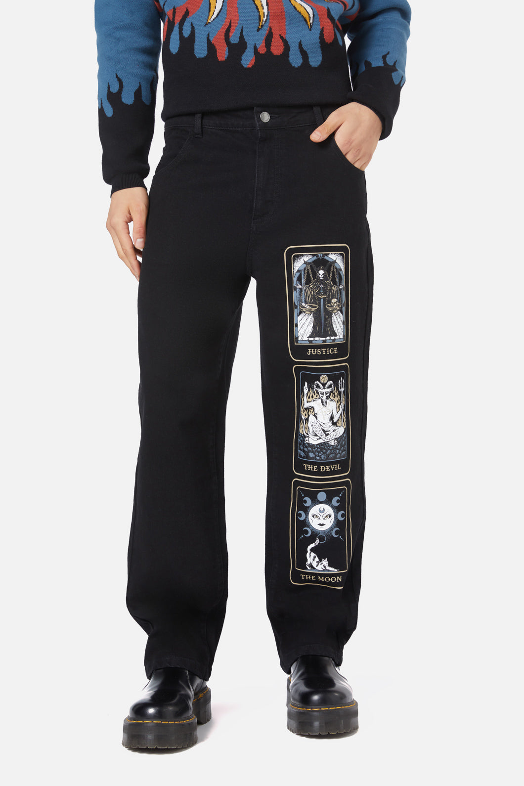 Dangerfield - Dark Tarot Unisex Jean - black