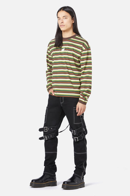Dangerfield - Camp Danger Stripe Tee - multi
