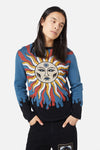 Dangerfield - Traditional Tarot Knit Jumper - blue