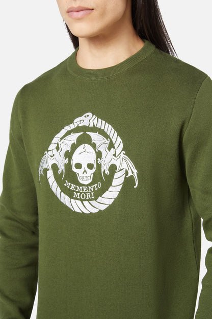 Dangerfield - Memento Mori Emblem Knit - green