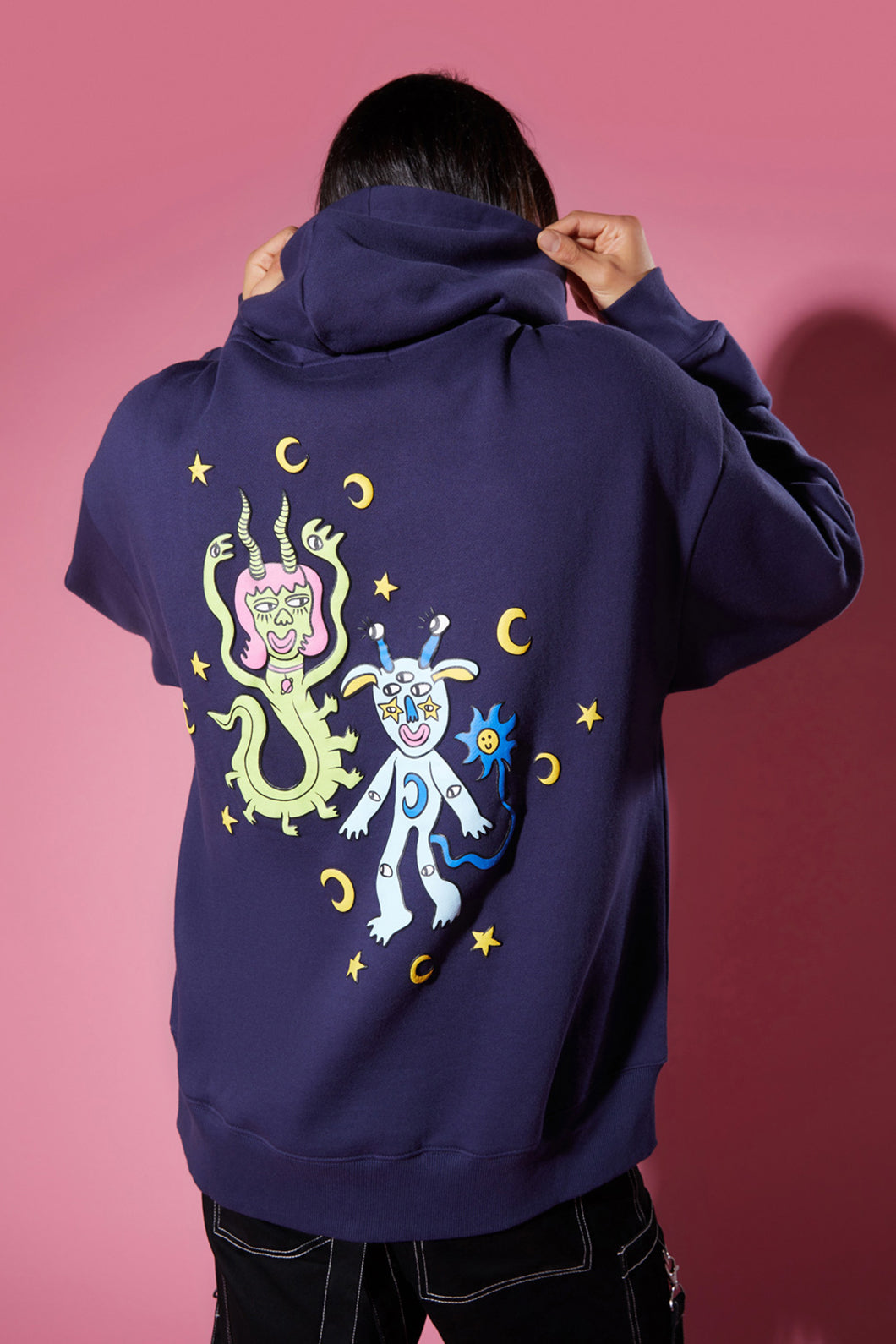 Dangerfield - Celestial Beings Hoodies - navy