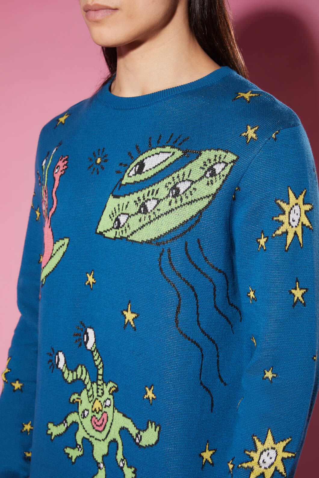Dangerfield - UFO Special Delivery Knit - navy