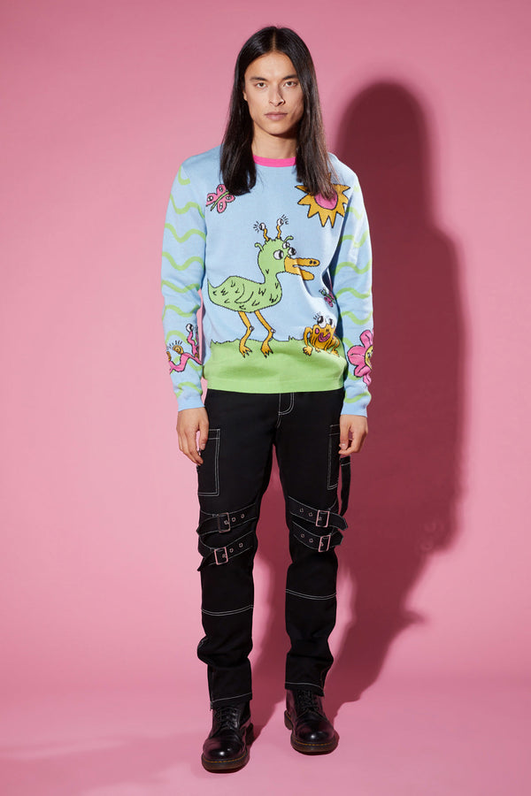 Dangerfield - Ducking Awesome Knit - blue
