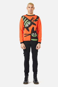 Dangerfield - Peculiar Puss Knit - orange