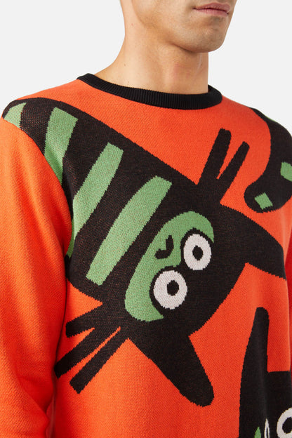 Dangerfield - Peculiar Puss Knit - orange