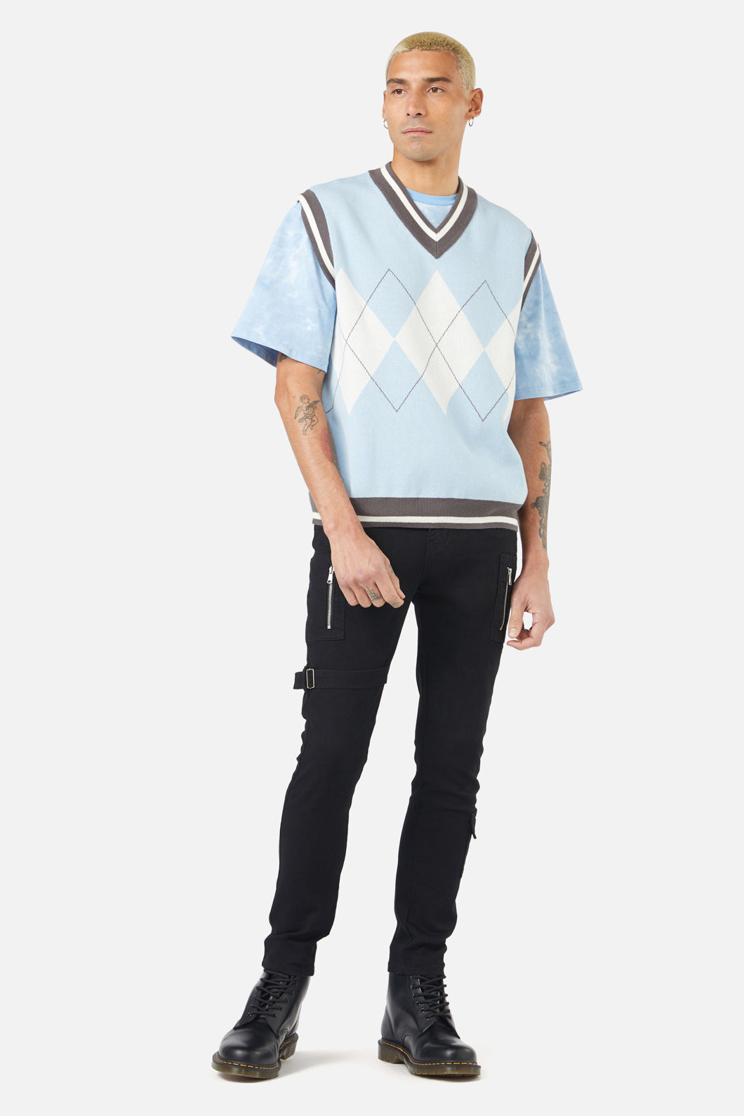 Dangerfield - Angel Hues Knit Vest - blue