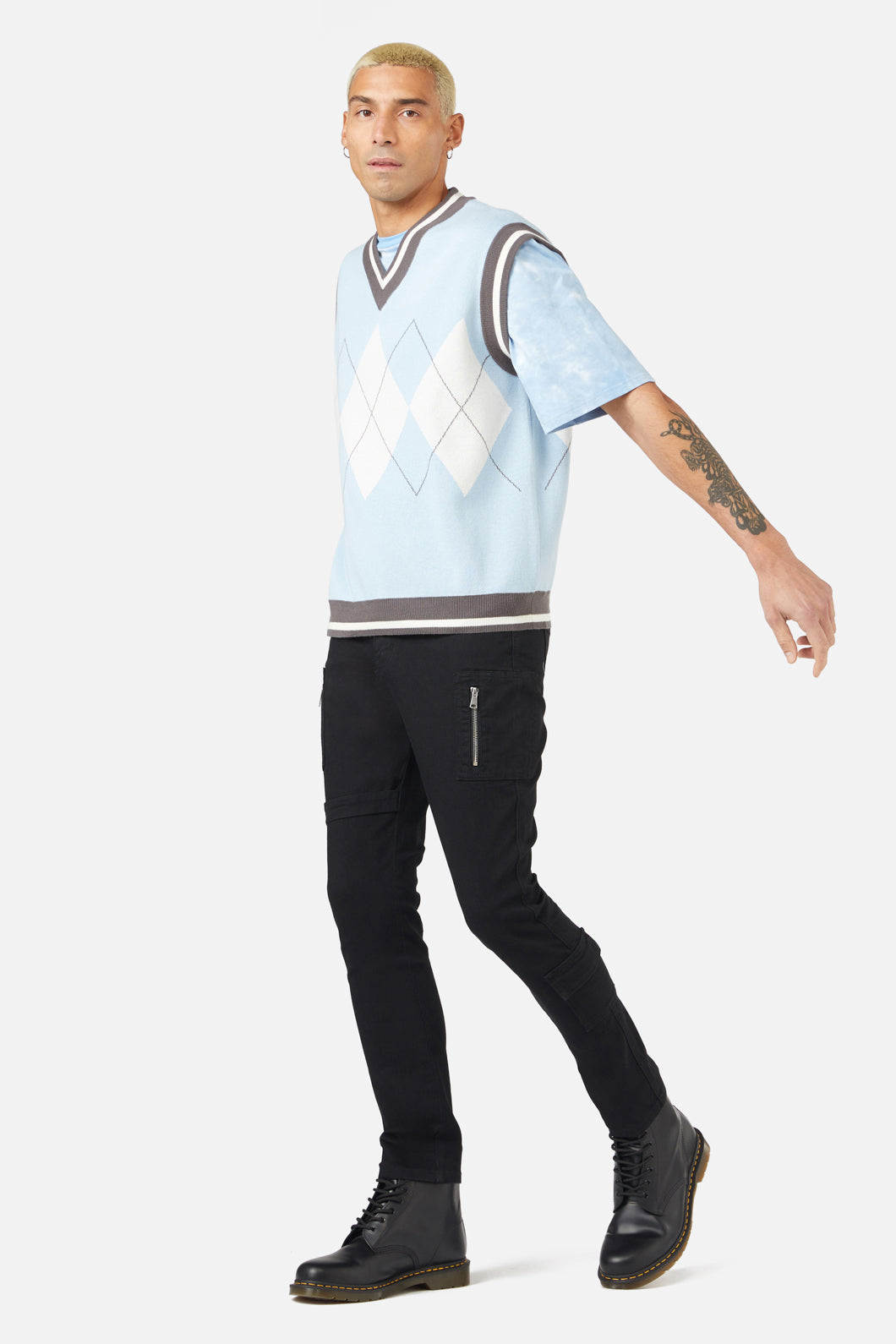 Dangerfield - Angel Hues Knit Vest - blue