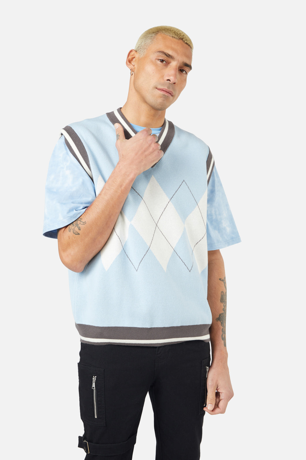 Dangerfield - Angel Hues Knit Vest - blue