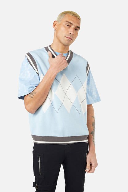 Dangerfield - Angel Hues Knit Vest - blue