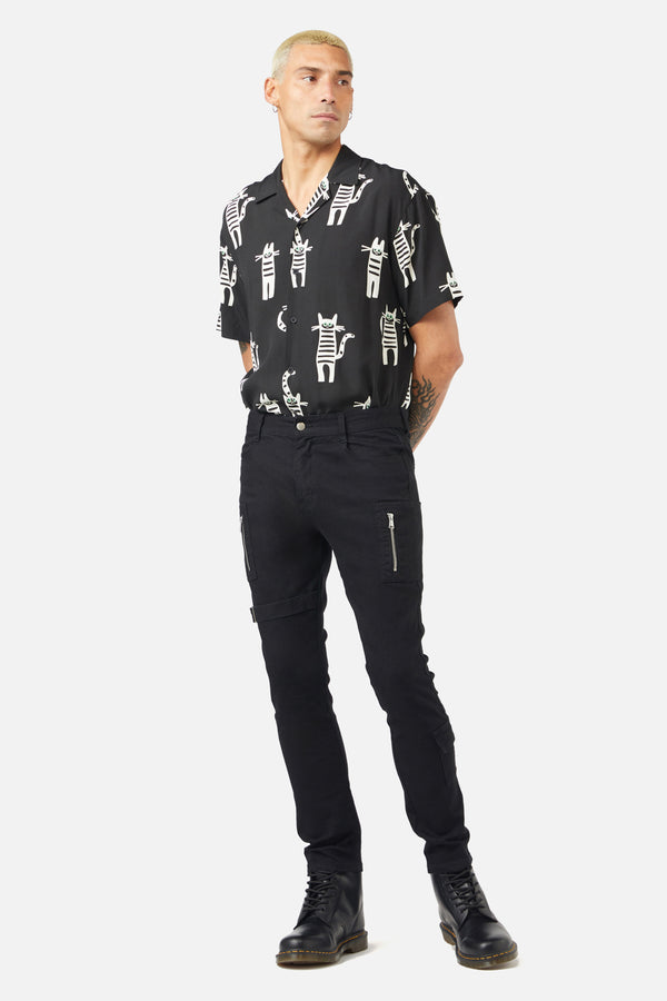 Dangerfield - Fighting Evil Utility Skinny Jean - black