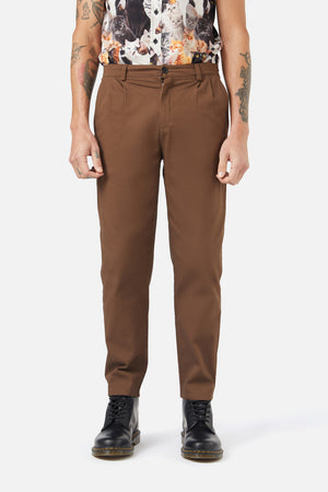 Dangerfield - Catnip Straight Leg Pant - brown
