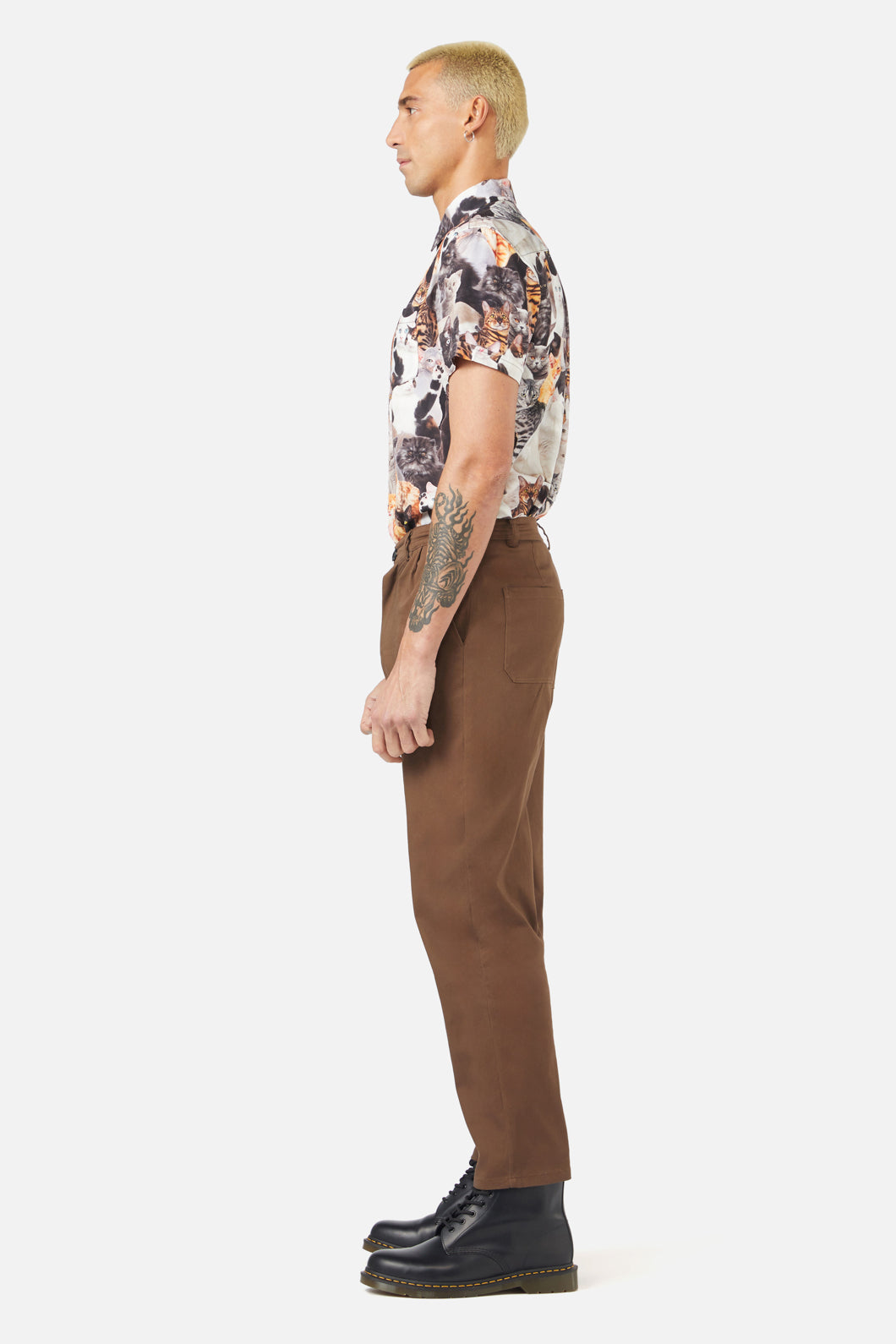 Dangerfield - Catnip Straight Leg Pant - brown