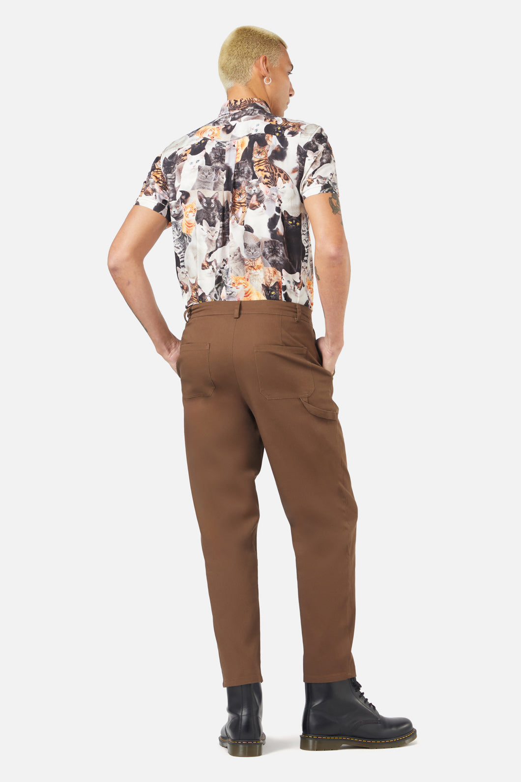 Dangerfield - Catnip Straight Leg Pant - brown
