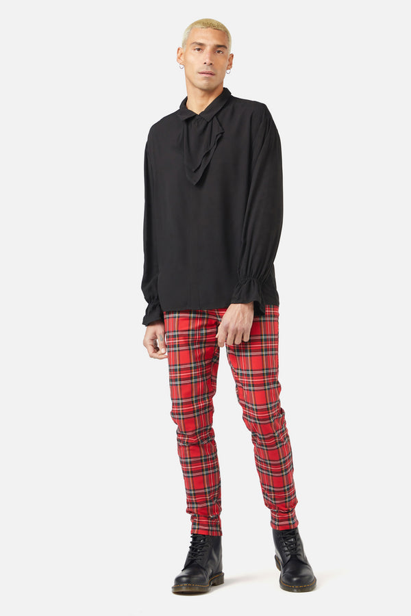 Dangerfield - Fighting Evil Cravat Blouse - black