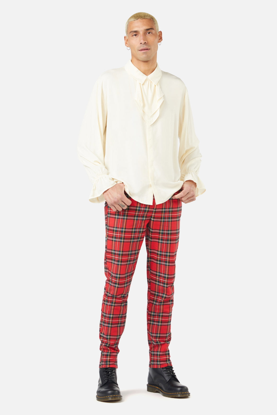 Dangerfield - Fighting Evil Cravat Blouse - cream