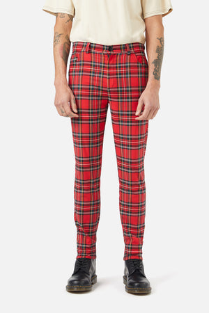 Dangerfield - Chosen Tartan Unisex Pant - red