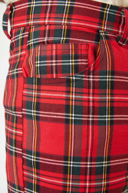 Dangerfield - Chosen Tartan Unisex Pant - red