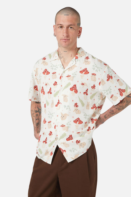 Dangerfield - Harmony Printed Shirt - cream