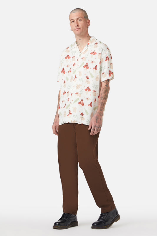 Dangerfield - Harmony Printed Shirt - cream