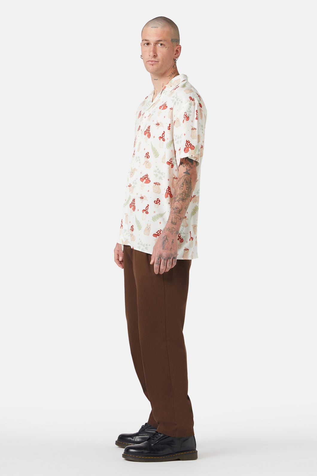 Dangerfield - Harmony Printed Shirt - cream