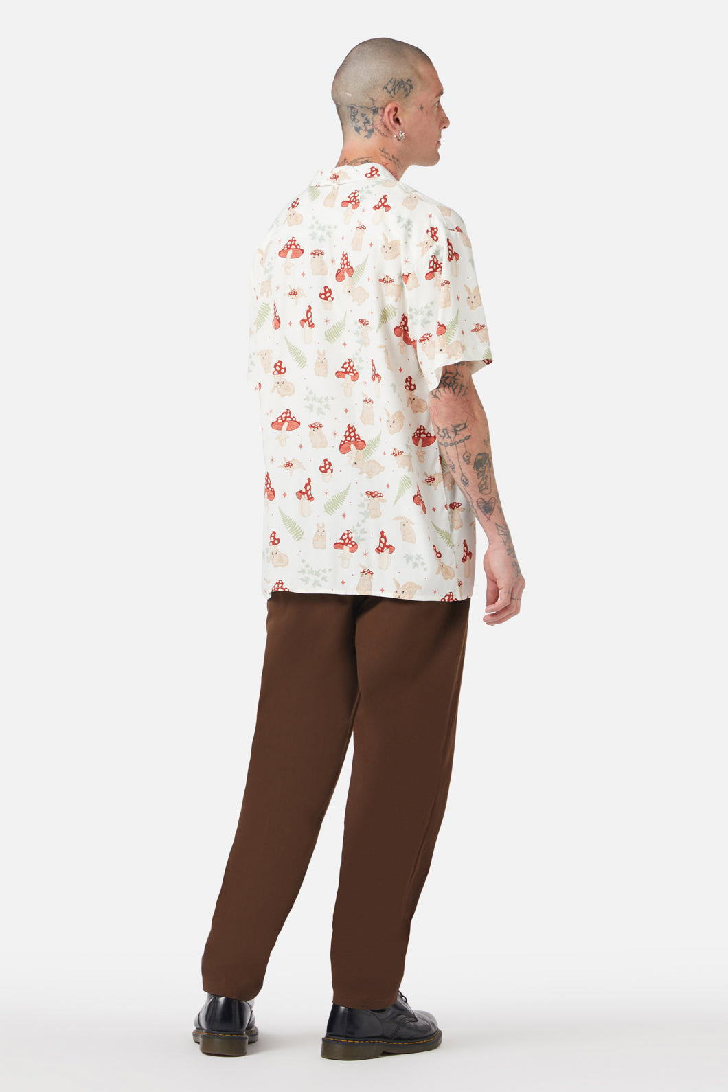 Dangerfield - Harmony Printed Shirt - cream