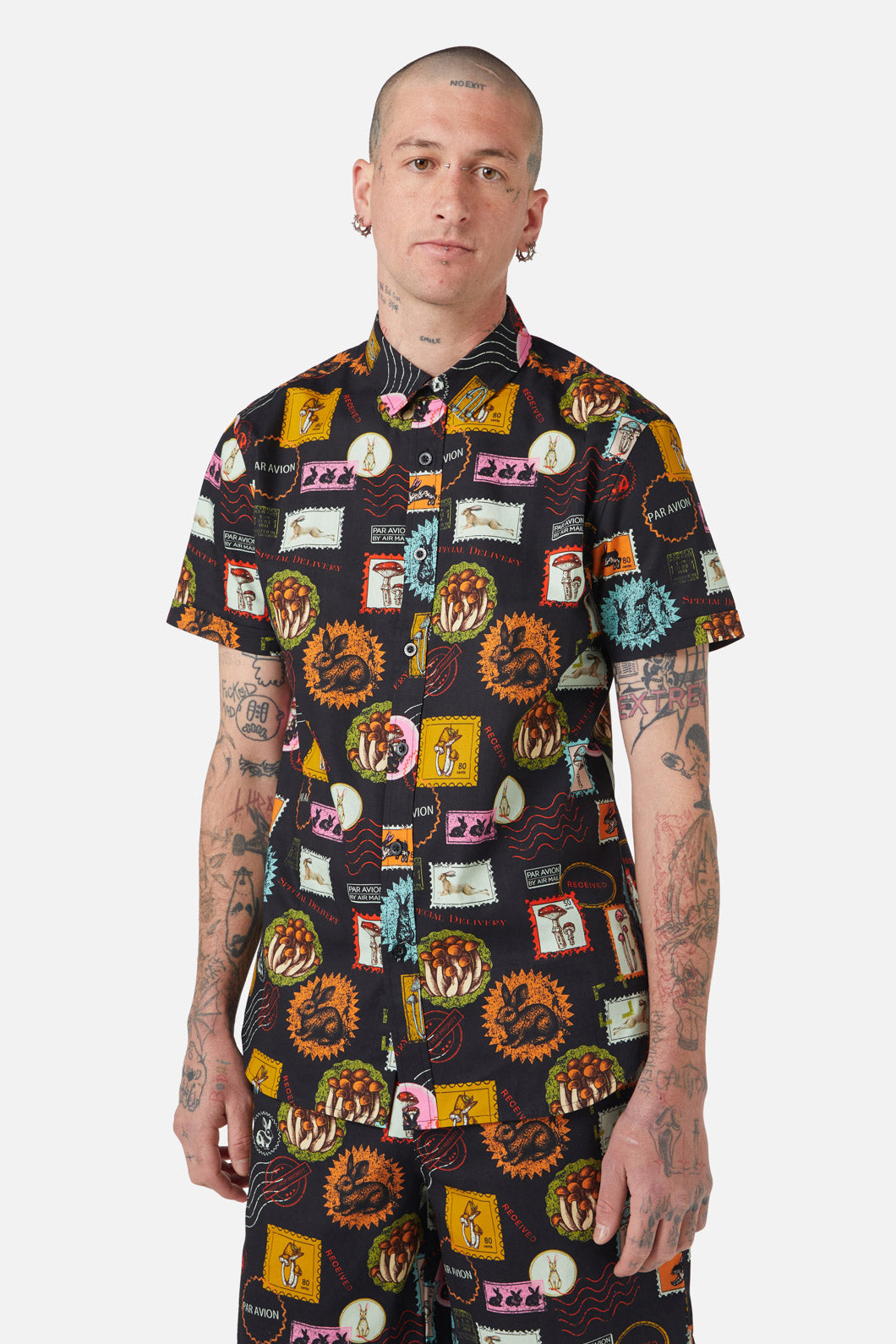 Dangerfield - Old Postal SS Shirt - multi