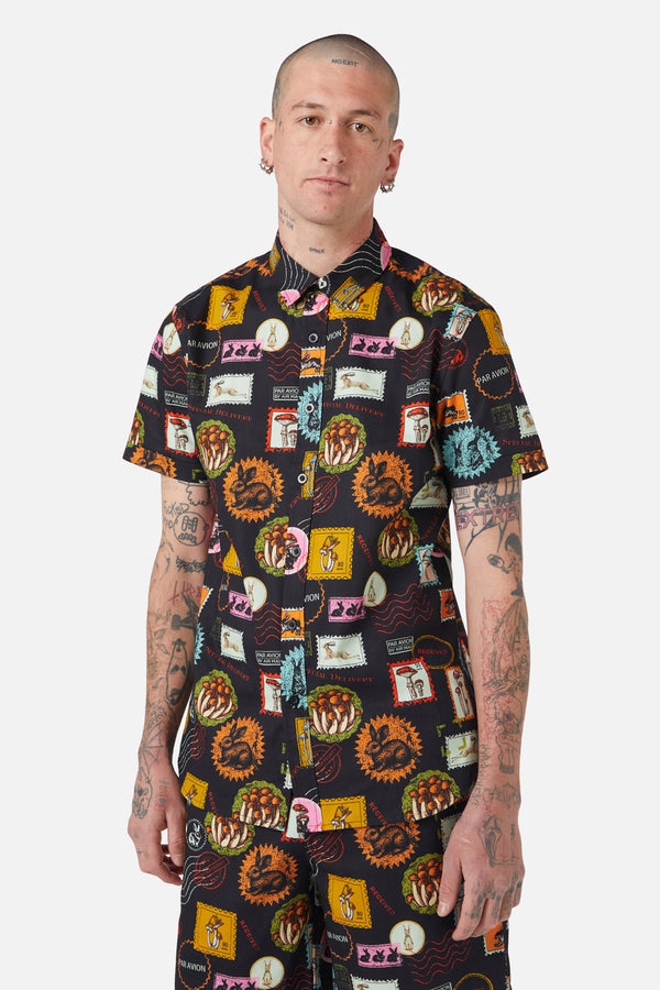 Dangerfield - Old Postal SS Shirt - multi