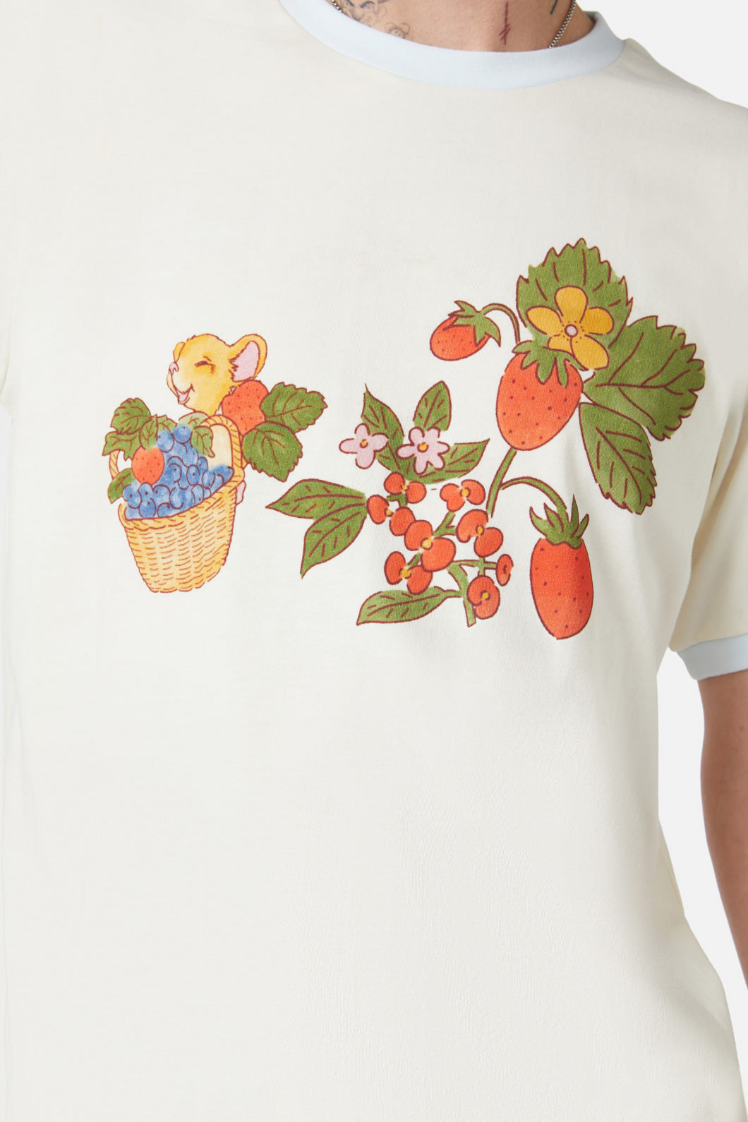 Dangerfield - Snail & Mouse Tee - cream