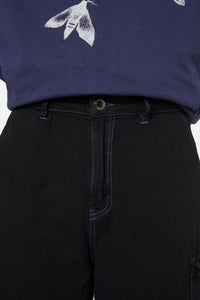 Dangerfield - Deep Dive Jorts - black