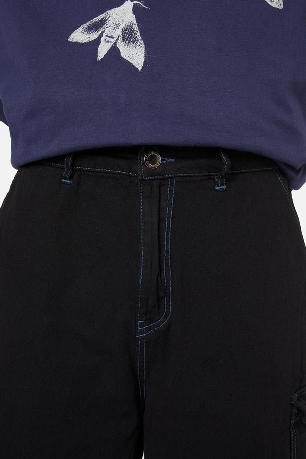 Dangerfield - Deep Dive Jorts - black