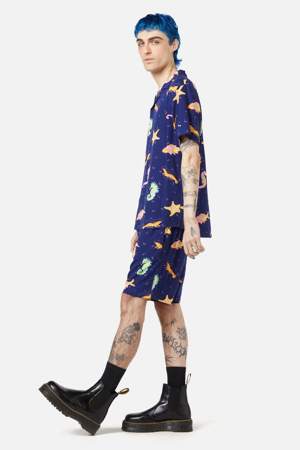 Dangerfield - Riptide SS Shirt - navy