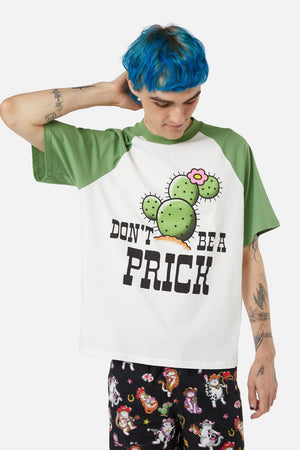Dangerfield - Prick Me Tee - cream-green