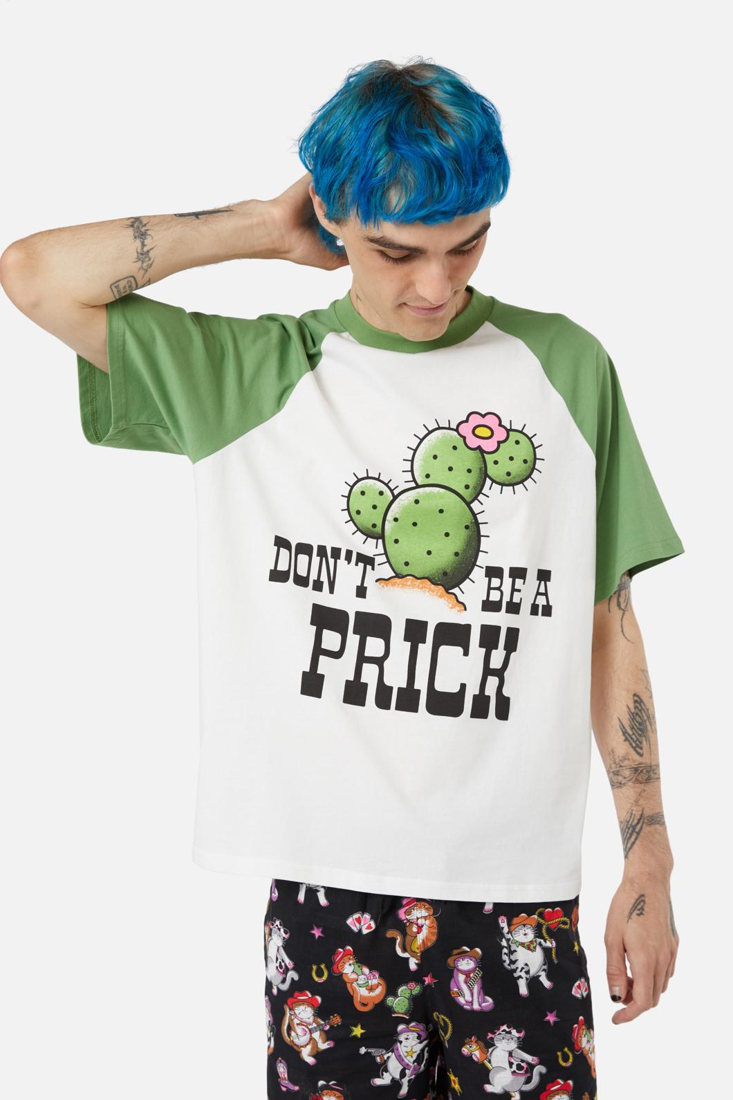 Dangerfield - Prick Me Tee - cream-green