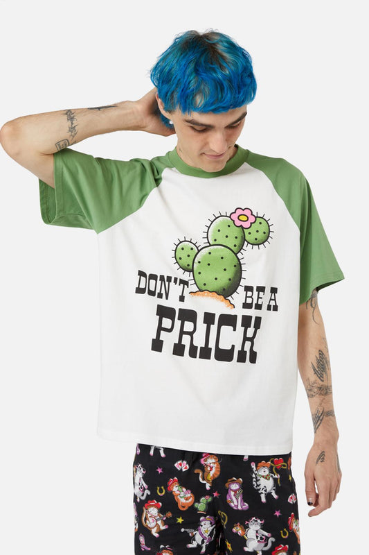 Dangerfield - Prick Me Tee - cream-green
