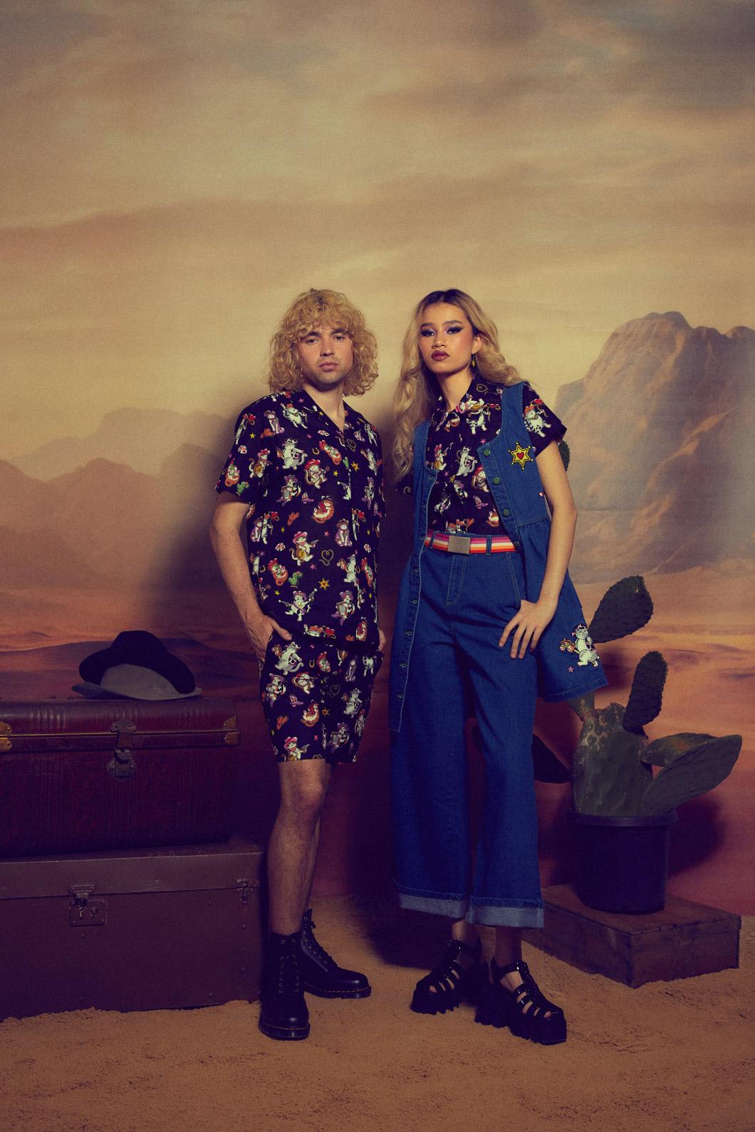 Dangerfield - Meowdy SS Shirt - black