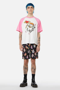 Dangerfield - Yee-Haw Tee - cream-pink