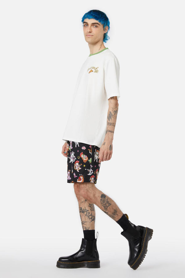 Dangerfield - Meowdy Band Tee - cream