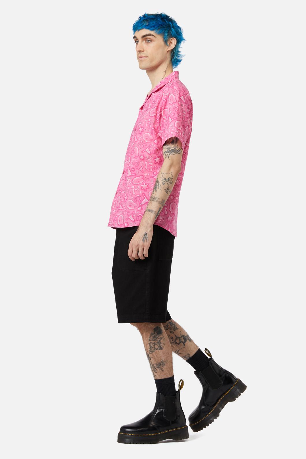Dangerfield - Outlaw SS Shirt - pink