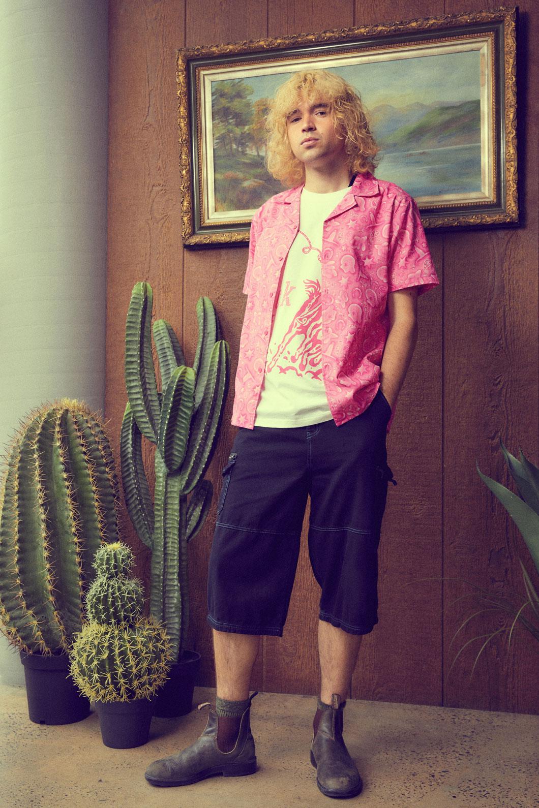 Dangerfield - Outlaw SS Shirt - pink