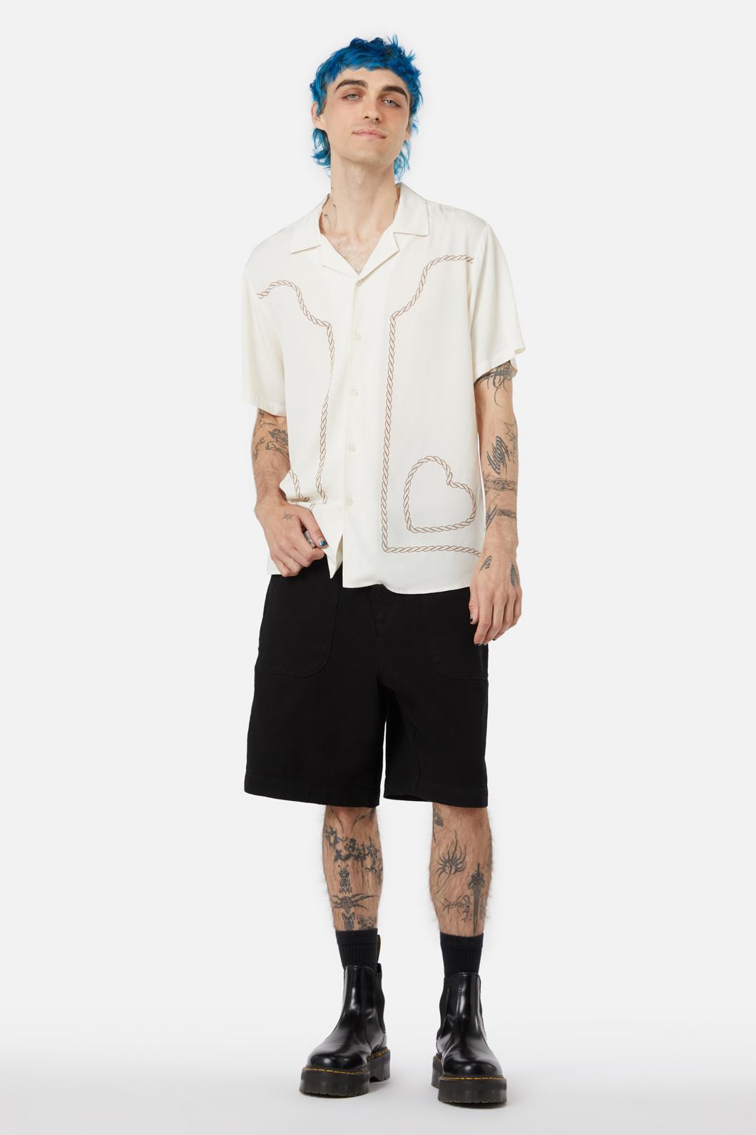 Dangerfield - Boot Scooting SS Shirt - cream