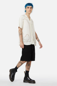 Dangerfield - Boot Scooting SS Shirt - cream