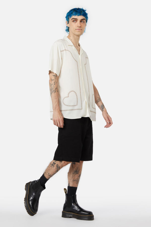 Dangerfield - Boot Scooting SS Shirt - cream