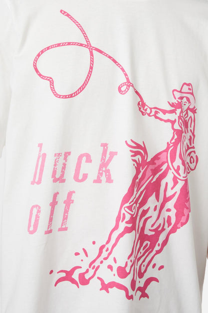 Dangerfield - Buck Off Tee - cream