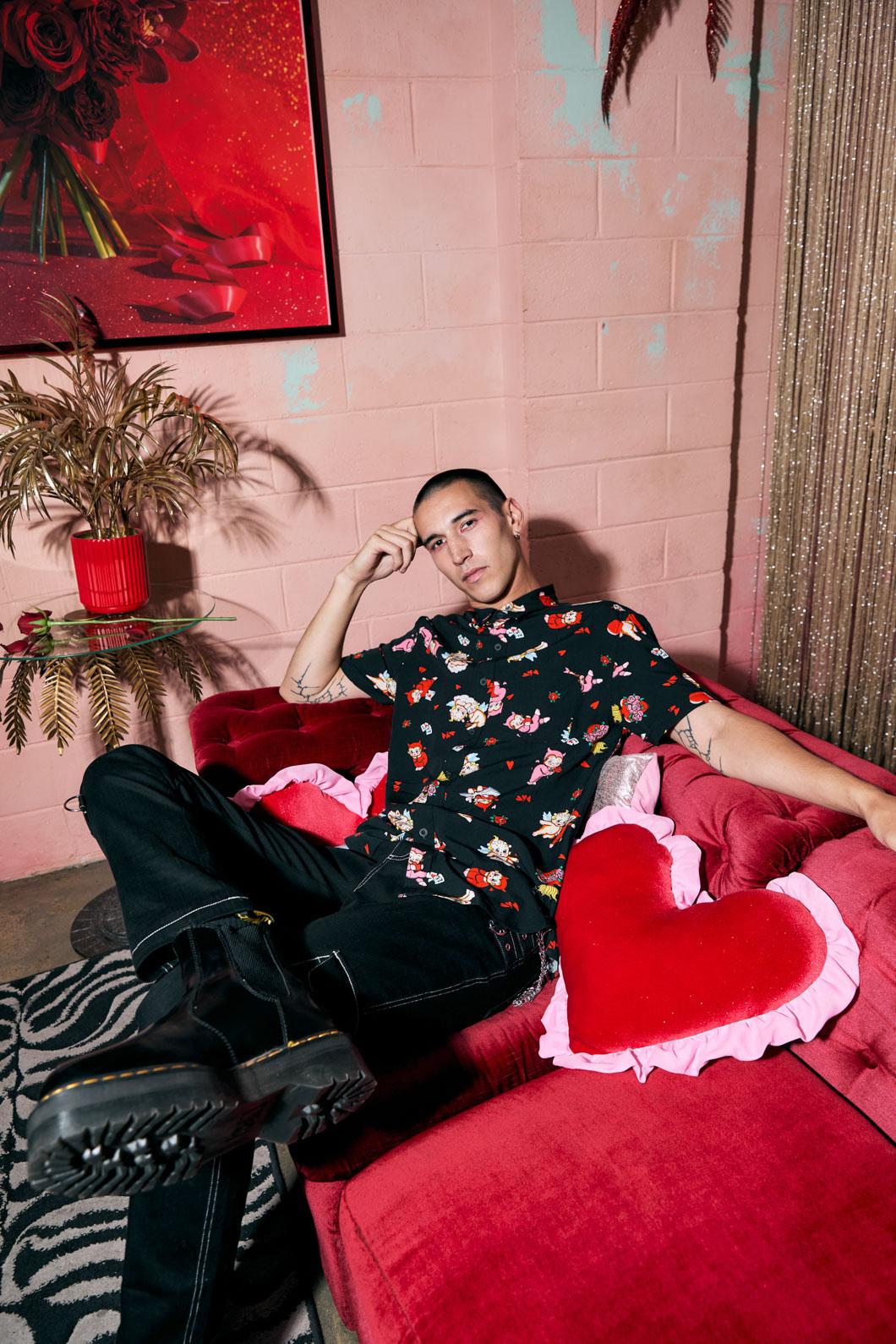 Dangerfield - Lovefound SS Shirt - black