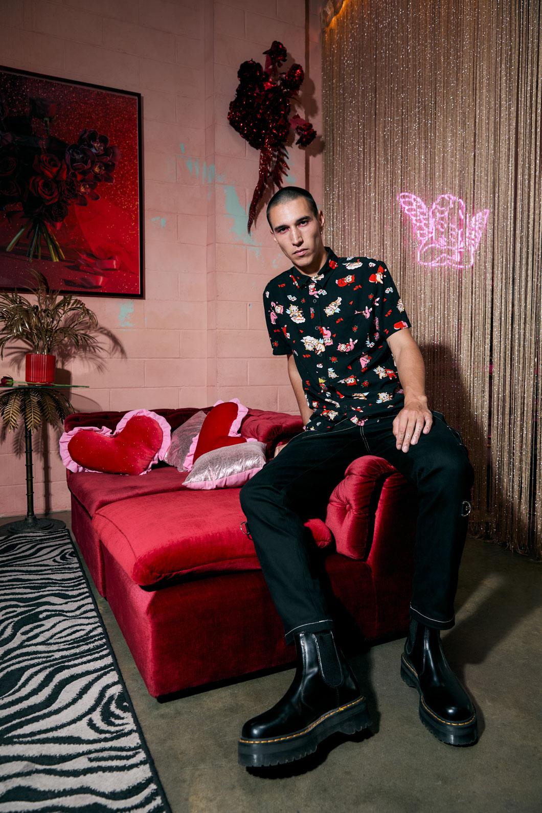 Dangerfield - Lovefound SS Shirt - black
