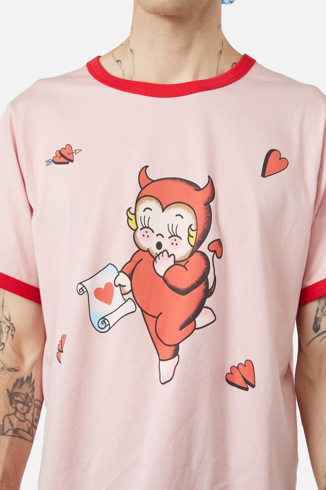 Dangerfield - Love Letter Unisex Tee - pink