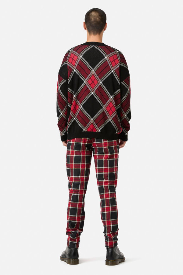 Dangerfield - Boundless Tartan Cardi - red