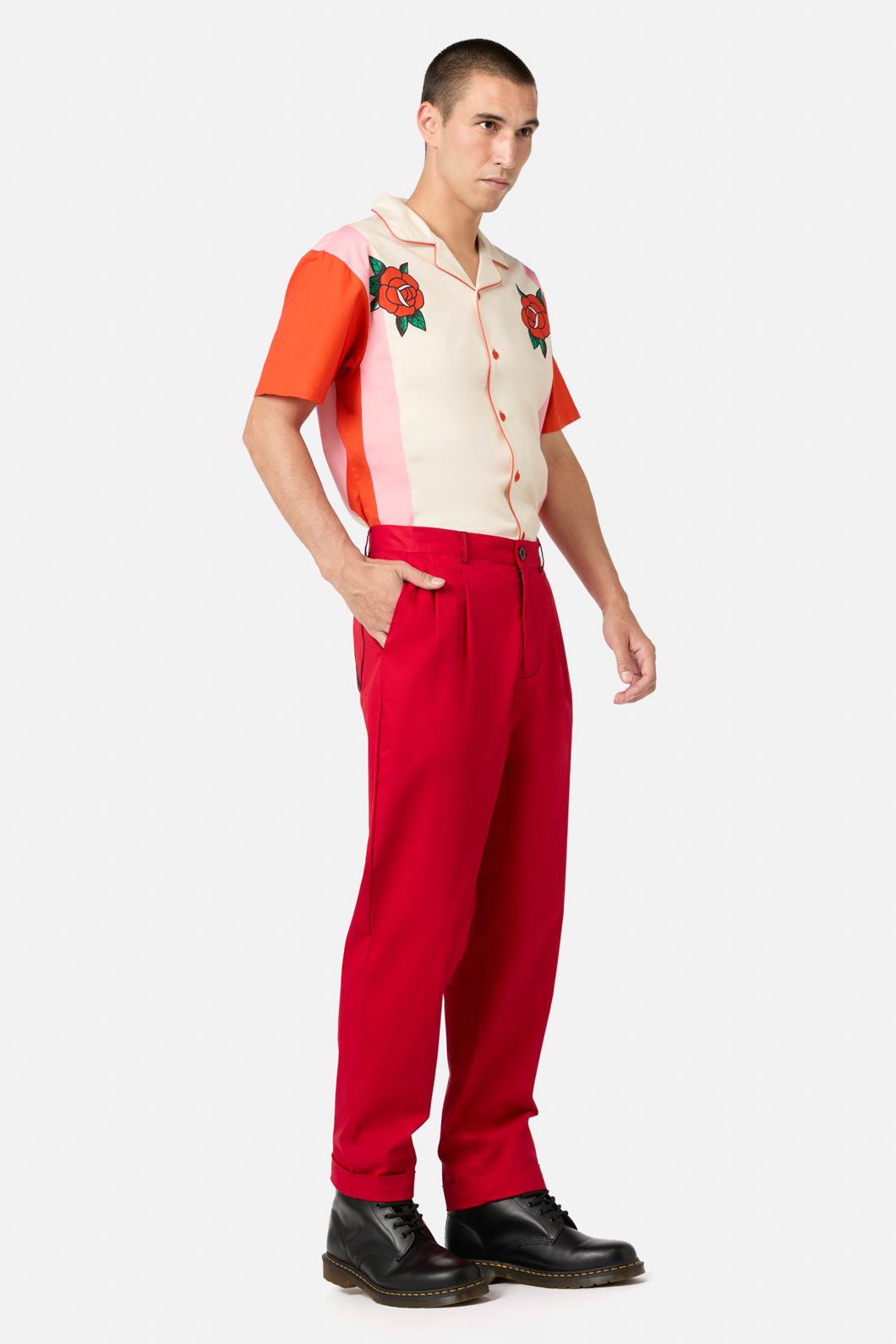 Dangerfield - Love Letter Heart Unisex Pants - red